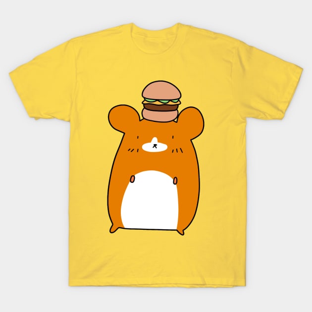 Hamburger Hamster T-Shirt by saradaboru